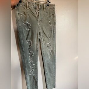 Sage Green American Eagle Jeans